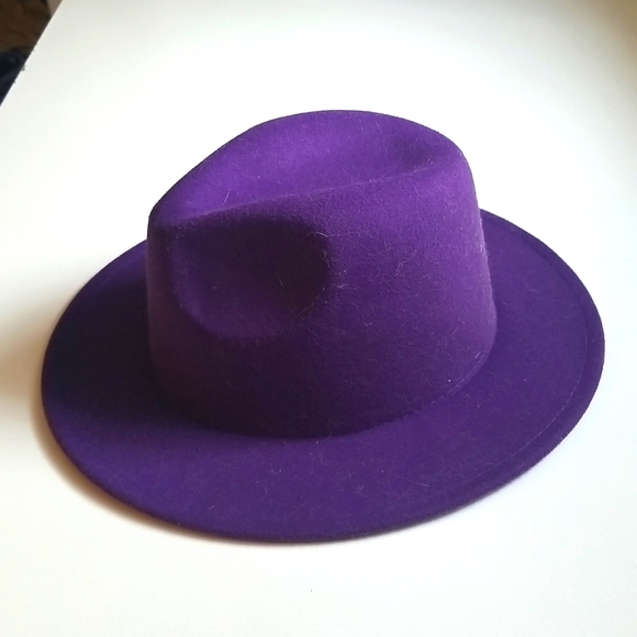 Purple Fedora Hat - Picture 4 of 4